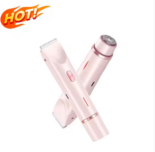 2 em 1 Feminino Tor Bikini, Face Virilha Pelos Aparador IP X7 Nariz Máquina Depiladora Corporal Completa para Unissex...