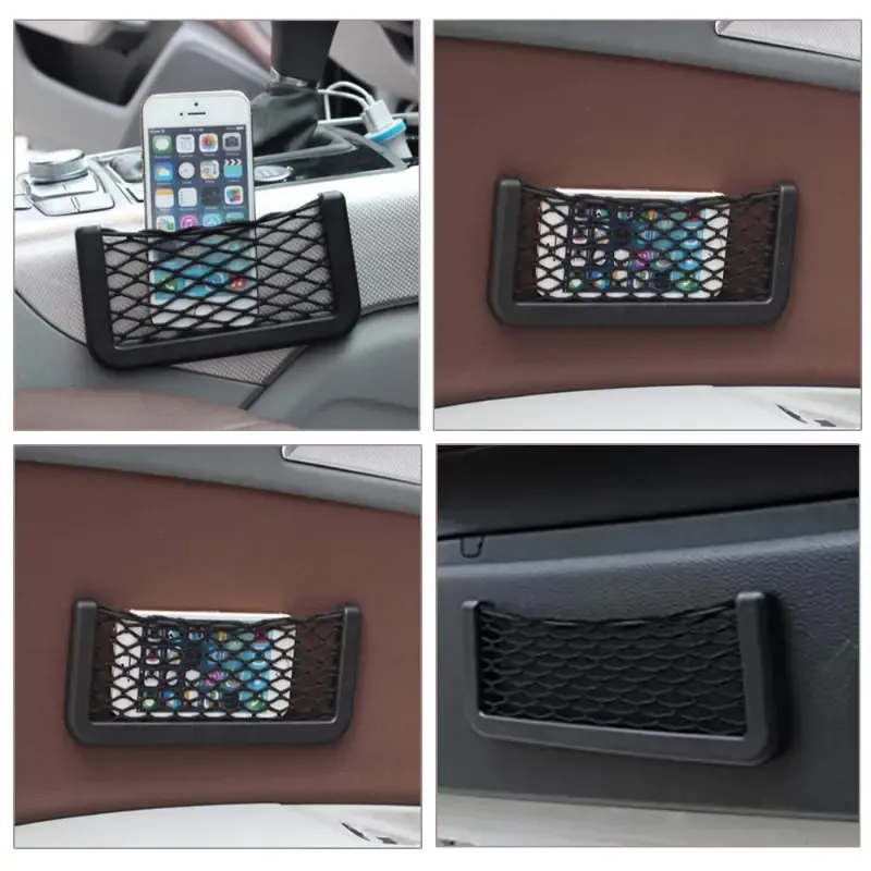 4Pcs Car Mesh Organizador Bolsos