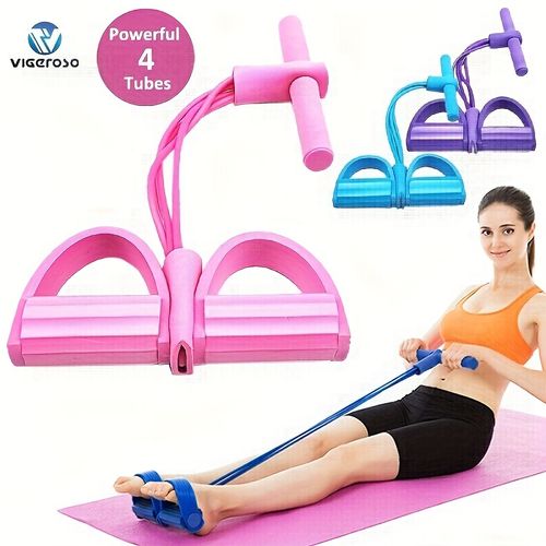 Conjunto de bandas de resistência para ginásio doméstico - Tecido EVA, tensão leve, empilhável, treino de corpo inteiro, treino de força do core e da parte superior do corpo, melhora a flexibilidade, equipamento de ginásio
