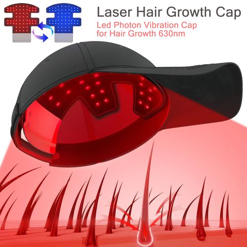 Laser Hair Growth Cap: Helps Reduce Hair Shedding and Promotes Thicker Hair | 70 Lasers & LEDs, Full-Scalp Red Light Therapy