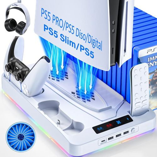 ⏰🔥Limited 51%OFF - Charging Base Cooling Bracket For Dual PS5 Controller