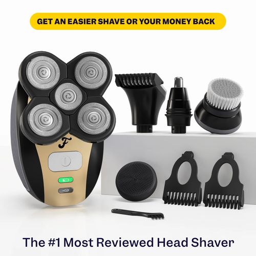 Nice Gift🎁50% Off, LK-1800 Shaver, Effortless Head Shaving: Must-Have Shaver For Bald Guys