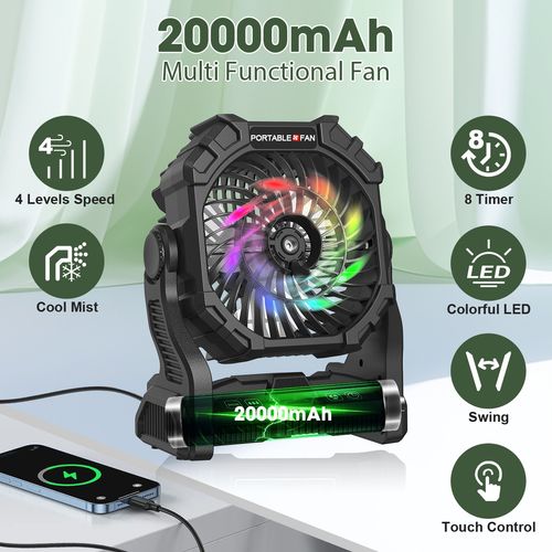 Portable Misting Fan