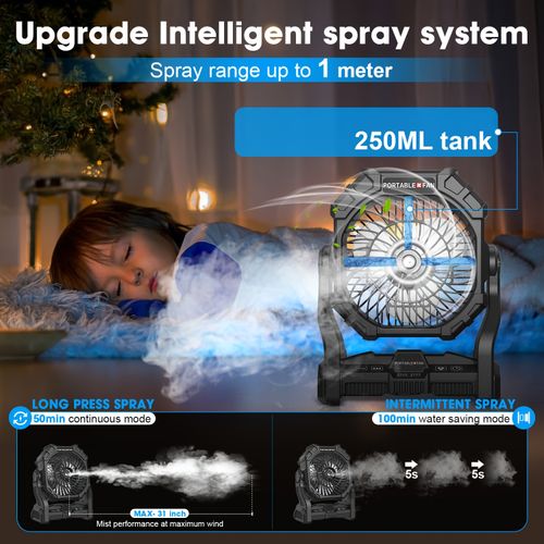 Portable Misting Fan