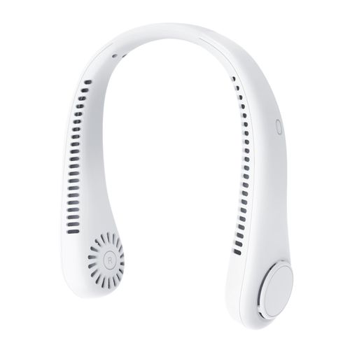 Leafless turbo USB rechargeable outdoor high-wind neck-hanging fan