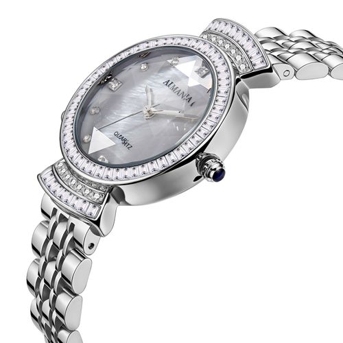 Exquisite Luxury Diamond Quartz Watchgolden