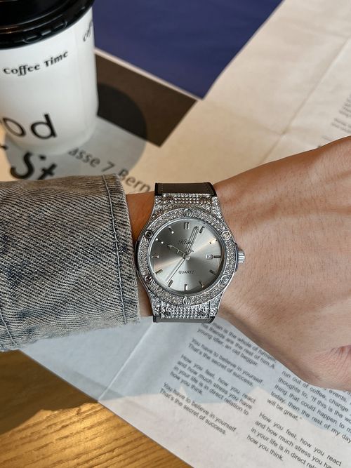 Luxury watch with a diamond design - a high-end, high-quality wristwatch