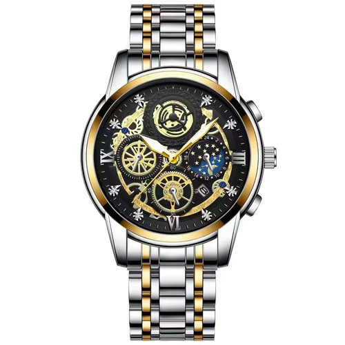 Luxury Gold Skeleton Watch for Men | Business Timepiece Ghana