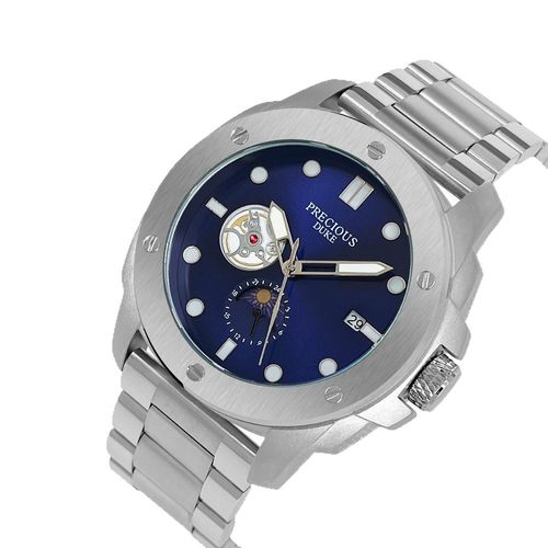 Precious Duke Luxury Mens Automatic Watch Luminous Moon Phase