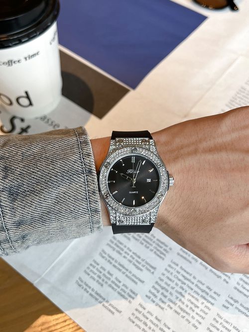 Luxury watch with a diamond design - a high-end, high-quality wristwatch