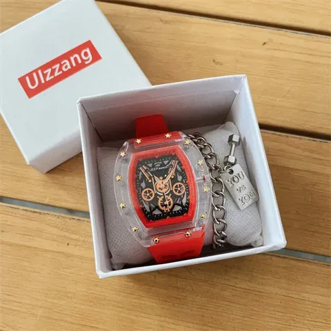 Men's Mechanical Skeleton Transparent Watch – Hip Hop Sport Fashion