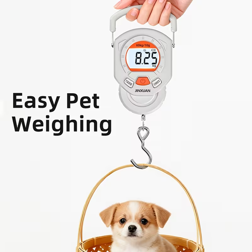 Portable Digital Luggage Scale, Lb Capacity & 10 G Precision,