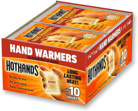 Hot Hands Hand Warmers, 54 Pairs - Long Lasting Heat, Up To 10 Hours Of Heat