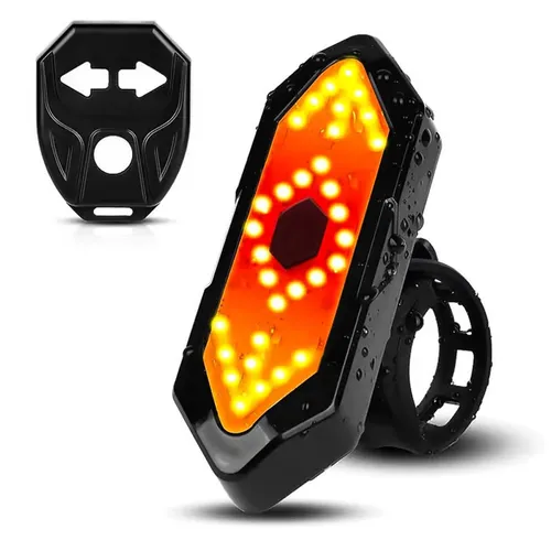 Smart Wireless Bike Tail Light with Turn Signals & Horn