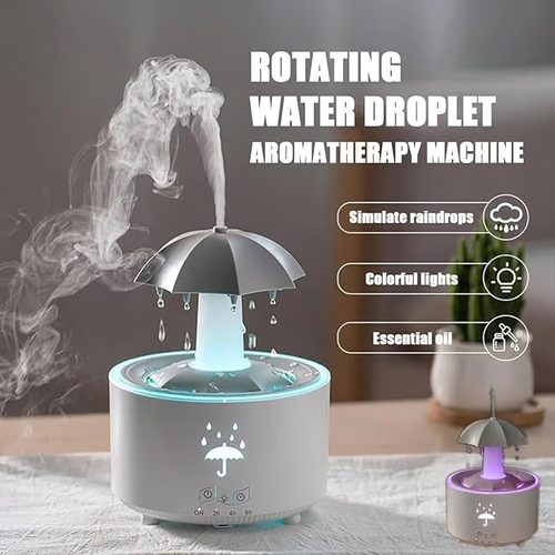 7-Color LED Rain Cloud Humidifier
