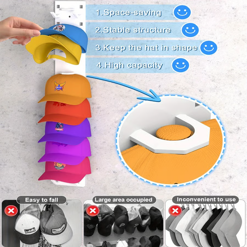 🔥 Last Day 49% OFF-Hat Organizer for Baseball Caps