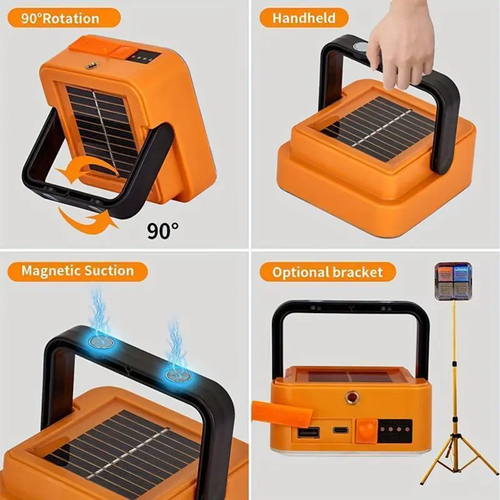 🔥Solar Rechargeable Multifunctional Searchlight