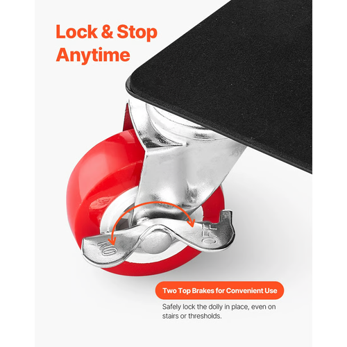 3474 lb Heavy-Duty Furniture Mover | 5-Wheel 360° Rotating Universal Transporter