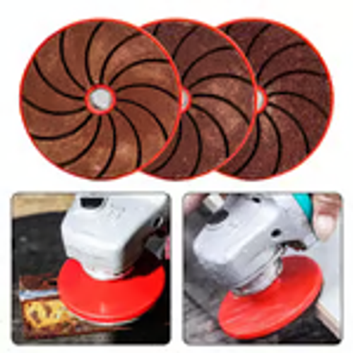 Integrated polishing angle grinding wheel