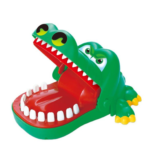 LK New Toy Game Tricky Toys Crocodile Teeth Toys Game Crocodile Biting Finger Dentist Games for Kids