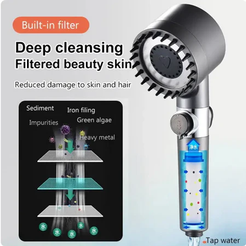 German Multifunctional Shower Head with Massage