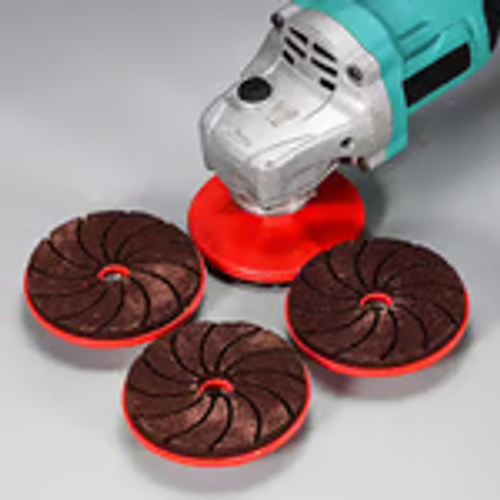 Integrated polishing angle grinding wheel