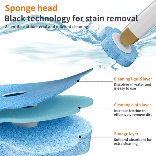 🔥LAST DAY SALE 50% OFF⚡50K+ SOLD!🚽💦Hands-Free Cleaning Gadget🧽Disposable toilet cleaning tool💦3