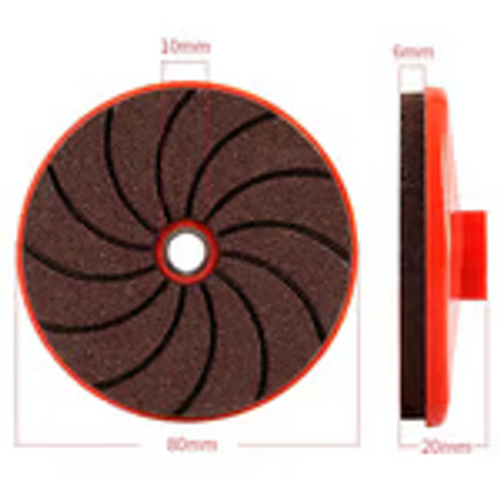 Integrated polishing angle grinding wheel