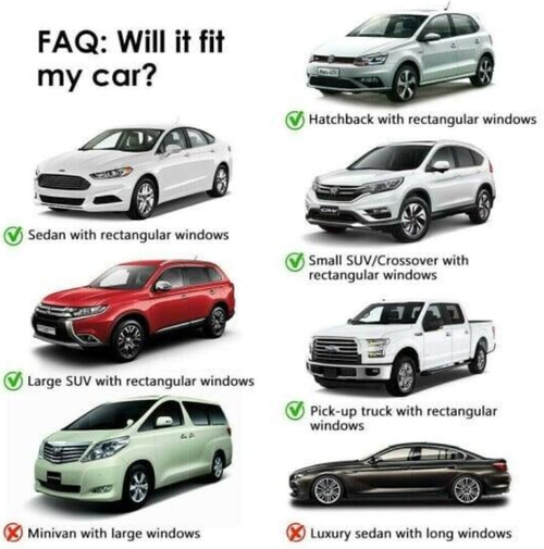 Limited Time Offer Universal car window screens