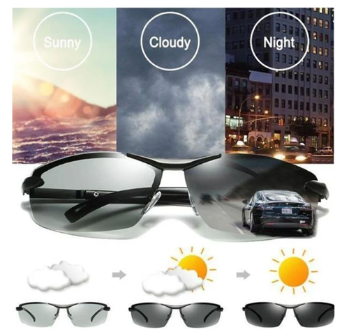 2026 Photochromic Sunglasses with Anti-glare Polarized Lens（🔥50% OFF）