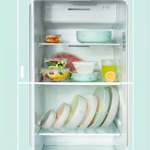 😀Smiley Face Sealing Wrap💪Silicone Stretch Lid