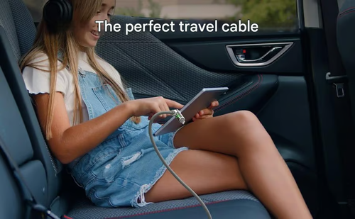 ⏰4-in-1 USB charging cable, fast charging, MAX. 60 W