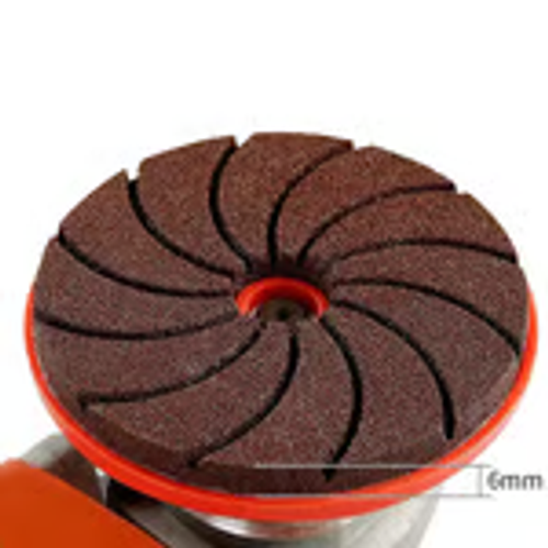 Integrated polishing angle grinding wheel