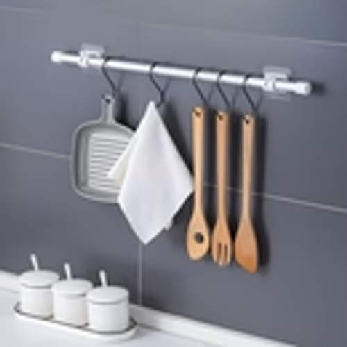 Nail-Free Adjustable Curtain Rod Holders(Set of 2)