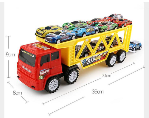 🔥6PCS SET🔥ASSEMBLY CONTAINER TRUCK MODEL