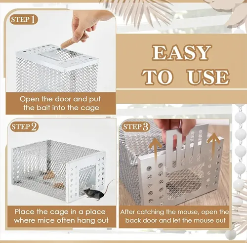 🎁 45% OFF⏳🐭Automatic Continuous Cycle Mouse Trap