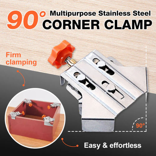 Multipurpose Stainless Steel 90 Degree Corner Clamp