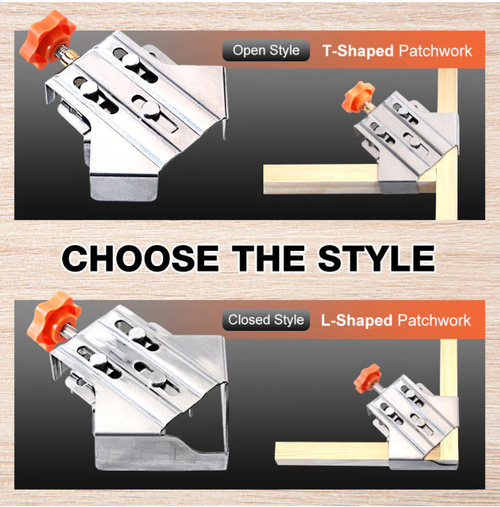 Multipurpose Stainless Steel 90 Degree Corner Clamp