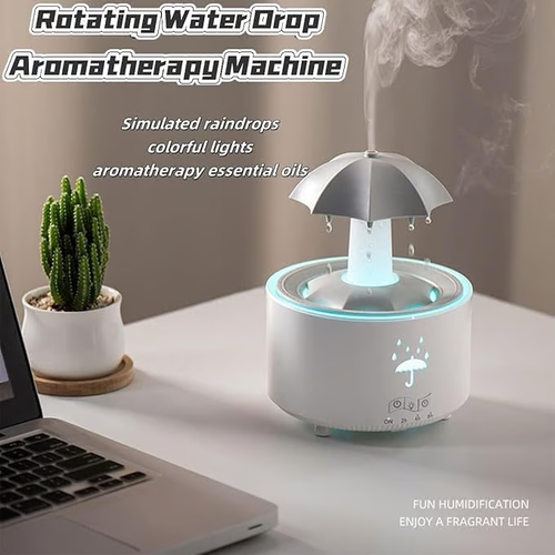 7-Color LED Rain Cloud Humidifier