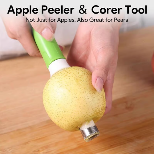 🔥Hot Sale 49% off🌟✨Stainless Steel 2-in-1 Apple Corer and Peeler 🍎🔪