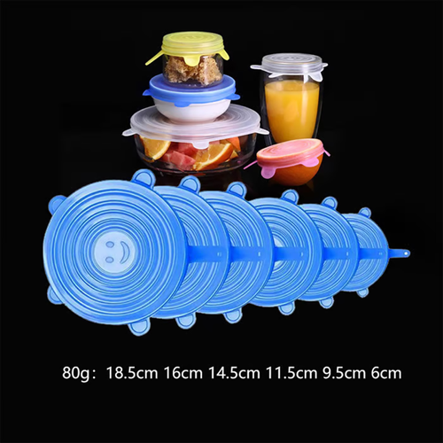 😀Smiley Face Sealing Wrap💪Silicone Stretch Lid