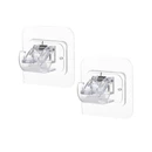 Nail-Free Adjustable Curtain Rod Holders(Set of 2)