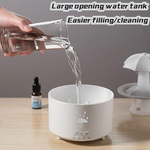 7-Color LED Rain Cloud Humidifier