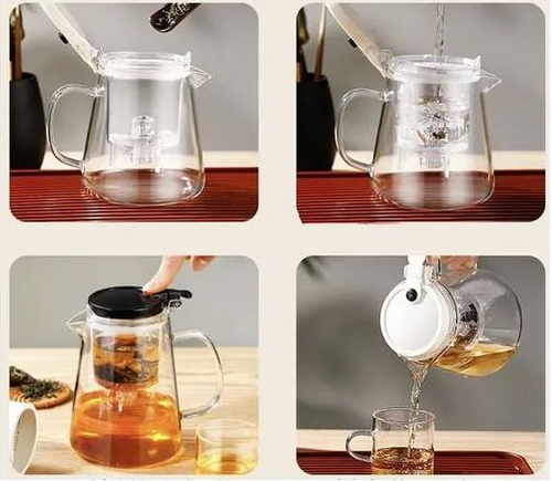 High temperature resistant tea water separation and brewing tea filter