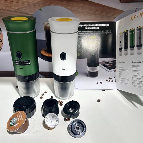 Home Travel Automatic Machine Hot and Cold Brewing Cafe Multifunctional 3 in 1 Portable Mini Espresso Handheld Capsule Coffee Machine