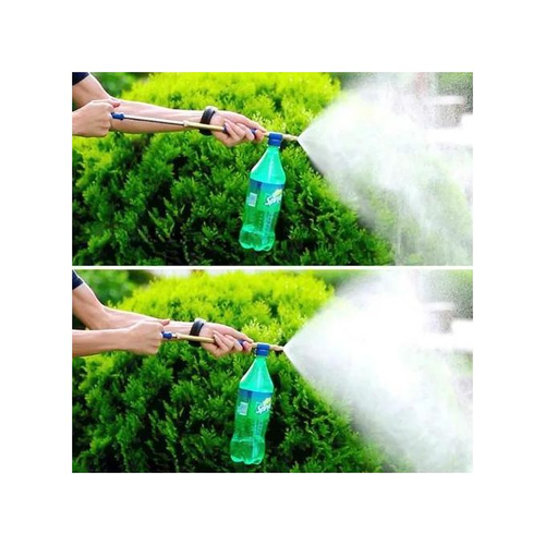 Reciprocating pull-out beverage bottle sprayer manual push-pull cola beverage bottle spray head watering watering pot spray rod
