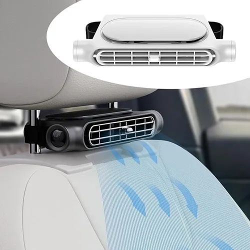 Car seat cooling fan with 3 speeds fast cooling mini fan