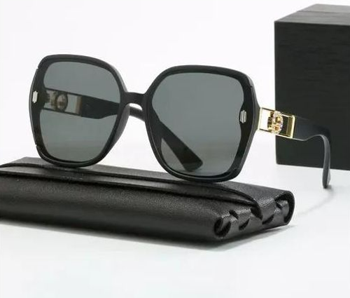Women's UV-resistant sunglasses, high-end women's style, big face, versatile, slimming, trendy glasses