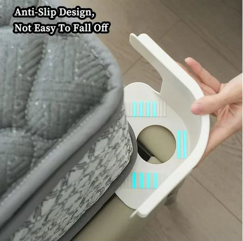 Zumber Sheet Corner Locking Strips Heavy Duty Clips to Secure Sheets Fit All Sizes Mattress Sheet Fasteners 4 Pack