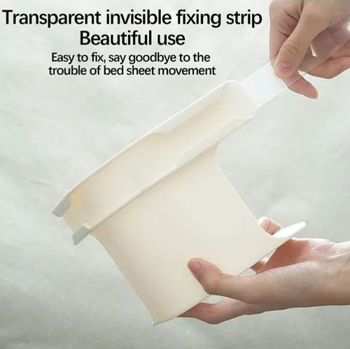 Zumber Sheet Corner Locking Strips Heavy Duty Clips to Secure Sheets Fit All Sizes Mattress Sheet Fasteners 4 Pack